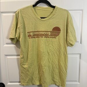 El Salvador a sunny place for shady people  t shirt medium